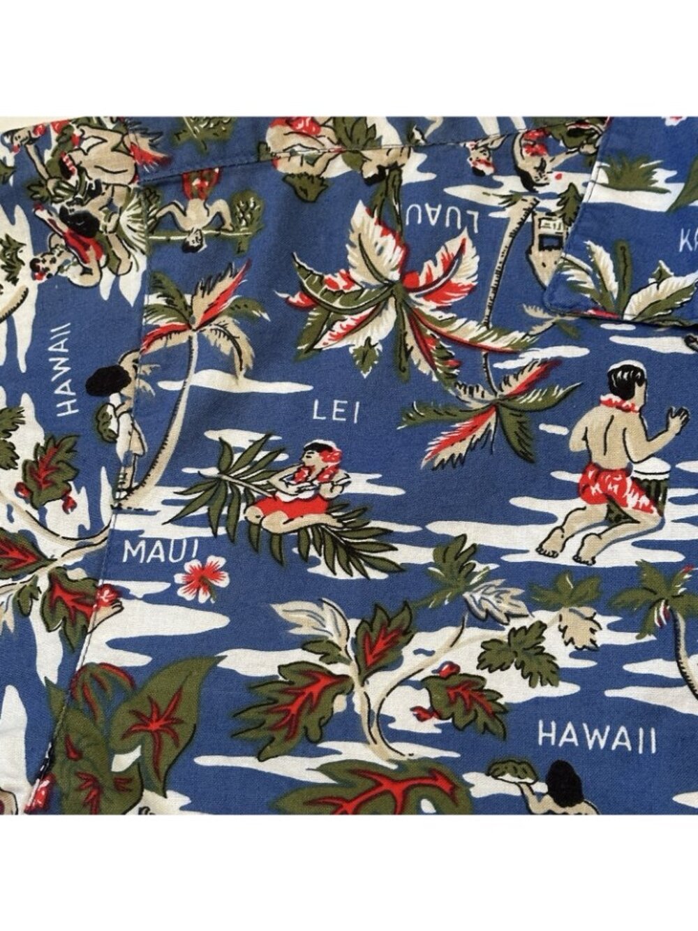 Canoe Clothing Vintage Hawaii Aloha Shirt Kauai Maui Luau Lei Hula Small - Picture 7 of 13